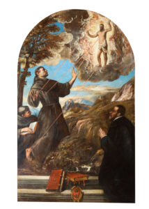 1. Tiziano, San Francesco riceve le stimmate, Pinacoteca civica, Ascoli Piceno