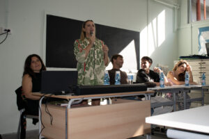 3 Foto scattata degli allievi della sezione audiovisivo del Liceo Pablo Picasso di Anzio