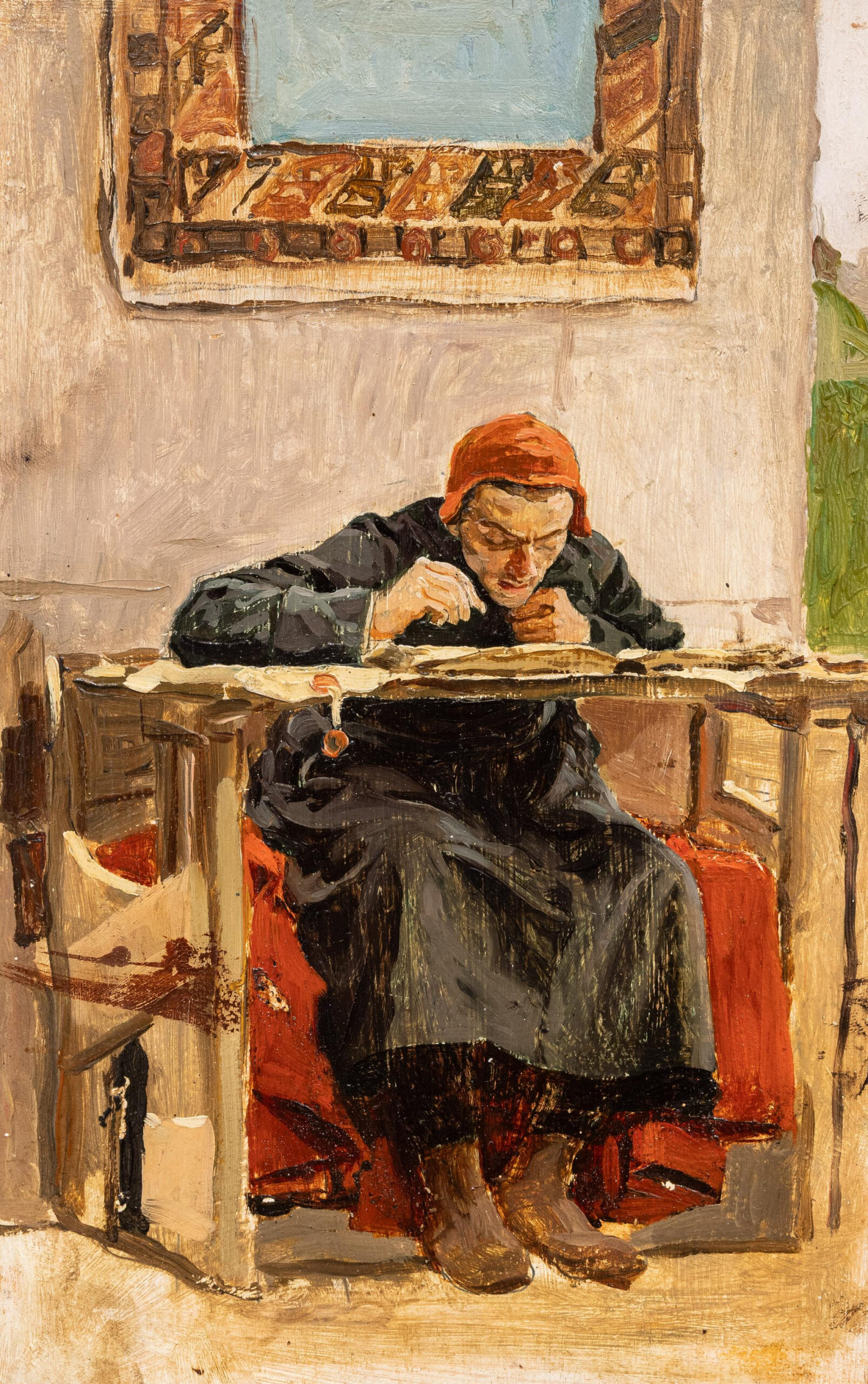 Luigi Serra, Irnerio che glossa le antiche leggi, 1886. Collezione privata
